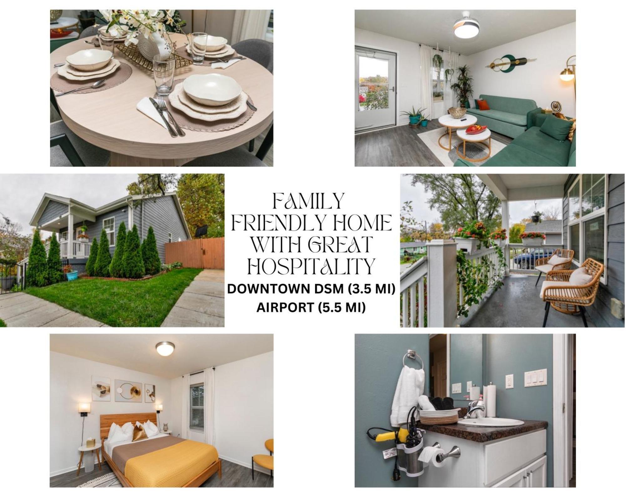 Family Friendly Home Close To Airport And Downtown デモイン エクステリア 写真